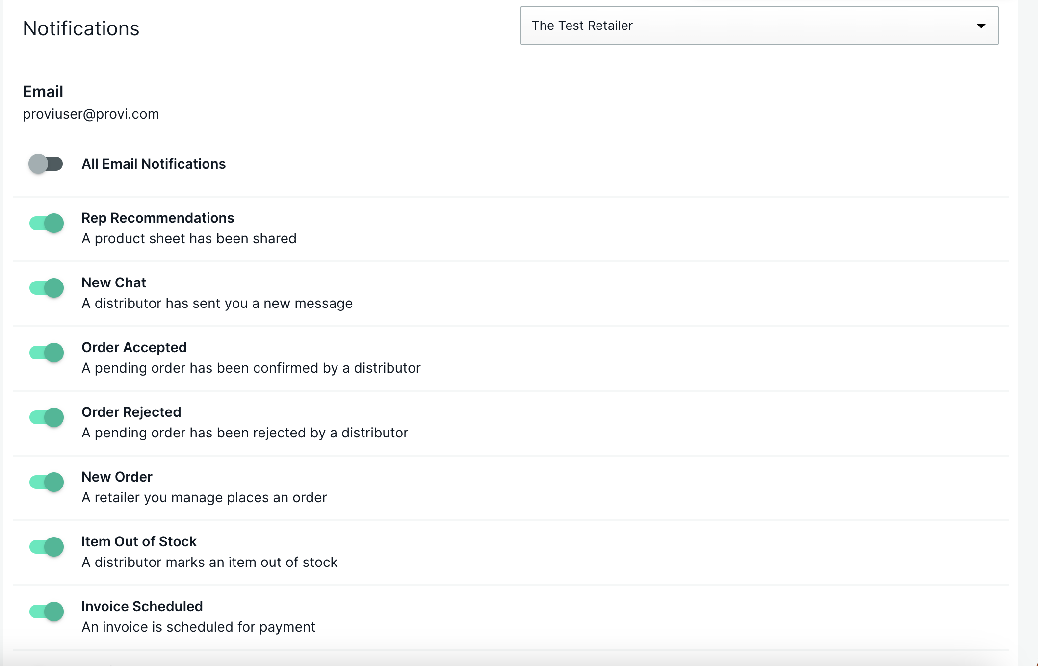 How do I update my notification settings?